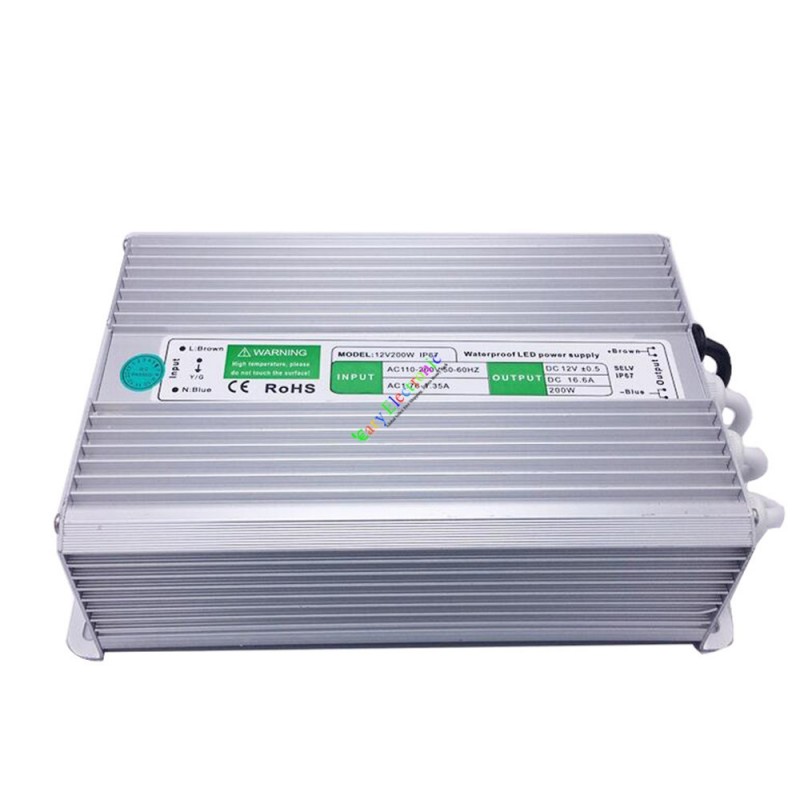 Transformateur LED 200W 12V 16,7A